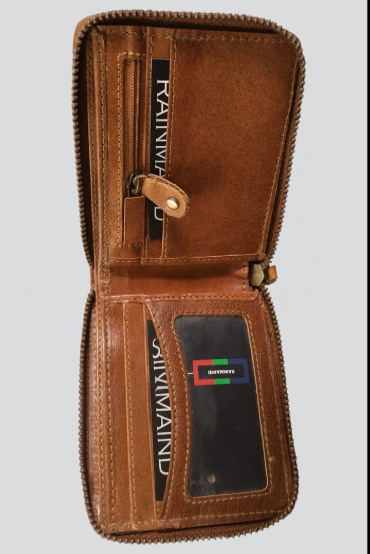Premium Brown Solid Genuine Leather Wallet