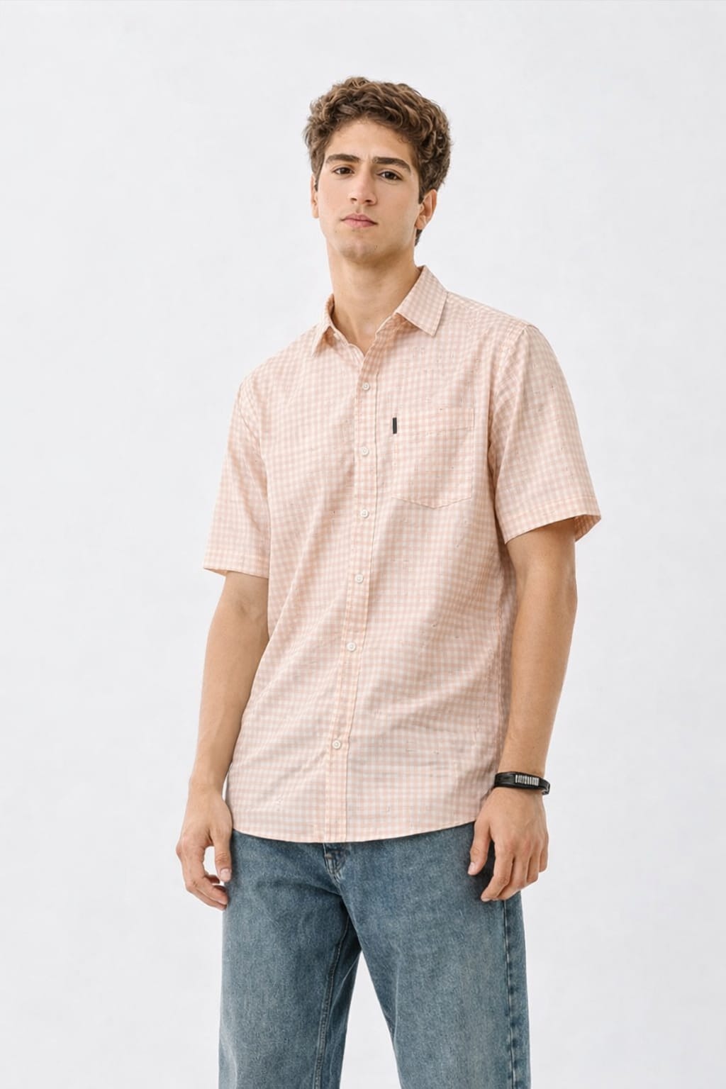 Trendy streetwear cargo jeans for men