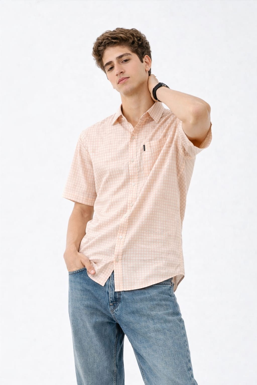 Stylish black cargo pants for men